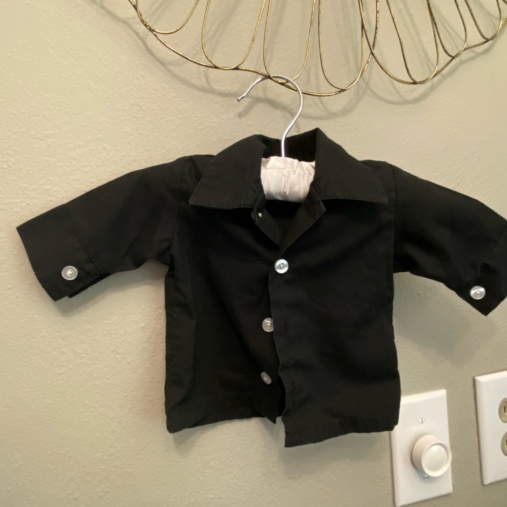 Black Infant Dress Shirt